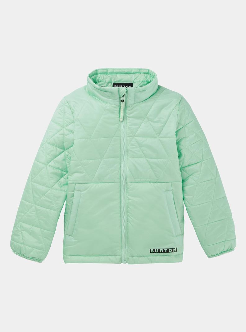 Green Burton Versatile Heat Insulated Kids' Ski Jackets | NBAOJP594