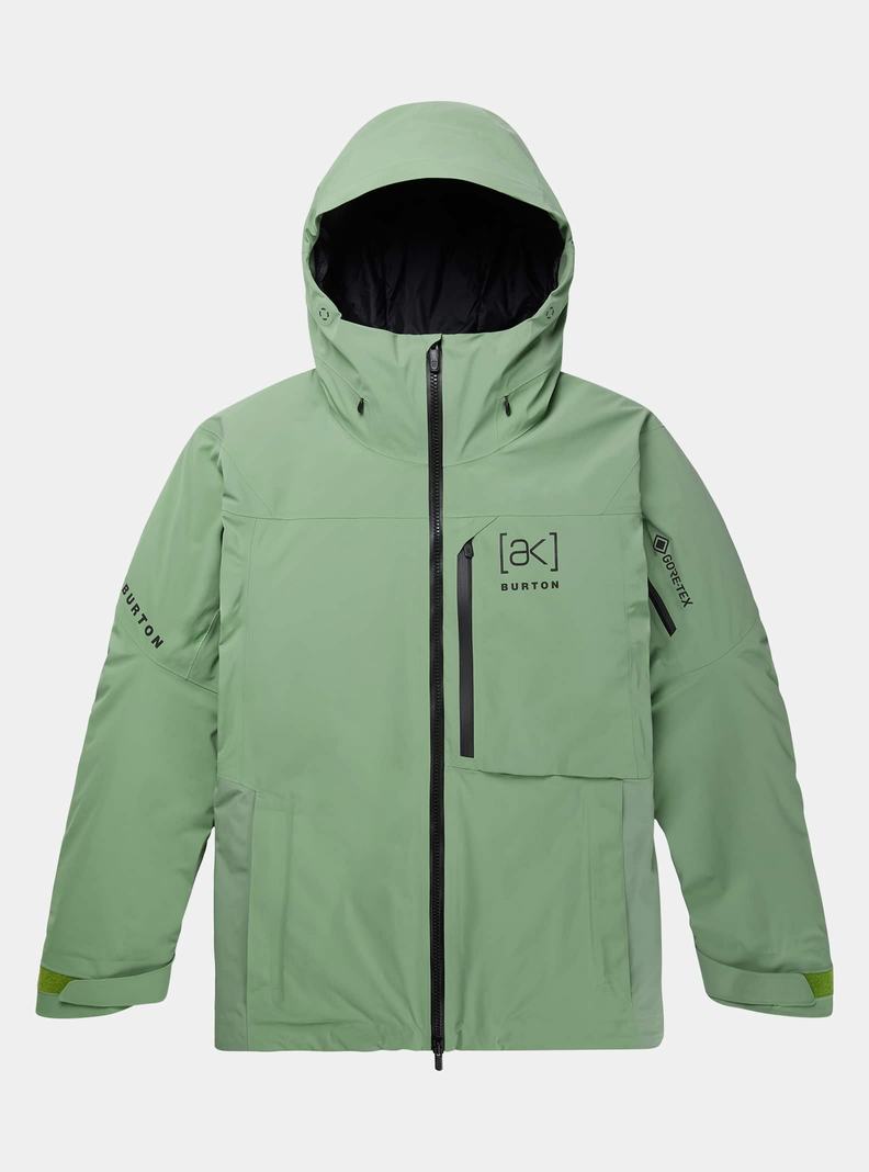 Green Burton [ak] Helitack GORE‑TEX 2L Stretch Men's Ski Jackets | HEFSNA578