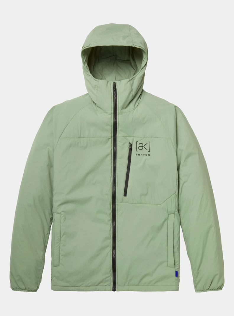 Green Burton [ak] Helium Hooded Stretch Insulated Men's Ski Jackets | EZWGSF694