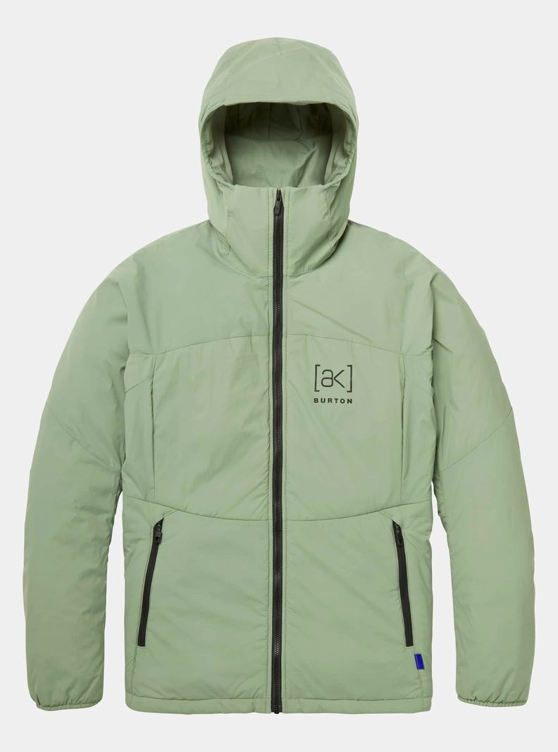 Green Burton [ak] Helium Hooded Stretch Insulated Women's Ski Jackets | YHFOGS684