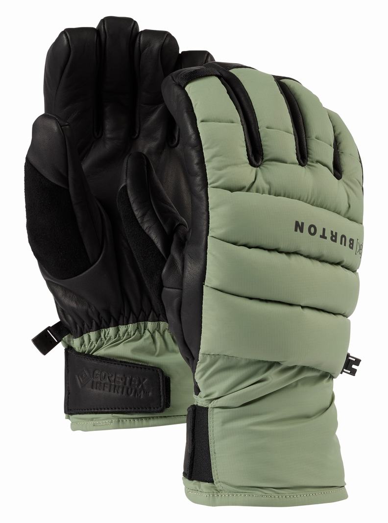 Green Burton [ak] Oven GORE-TEX Infinium™ Men's Ski Gloves | CHKROV845