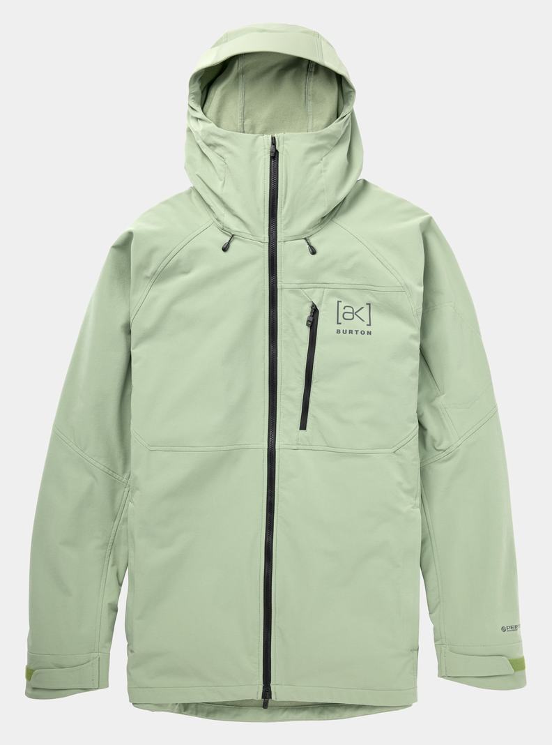 Green Burton [ak] Softshell Men's Ski Jackets | NOYULZ514