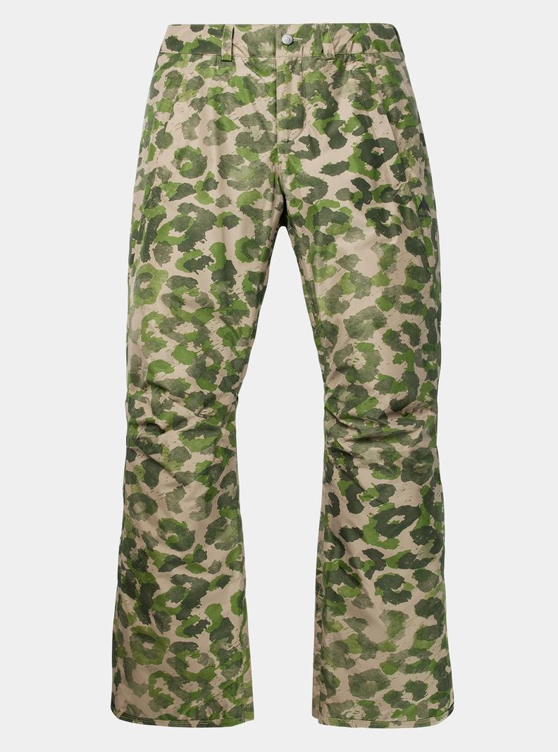 Green / Camo Burton Powline GORE-TEX 2L Insulated Women's Ski Pants | RCEIDQ045