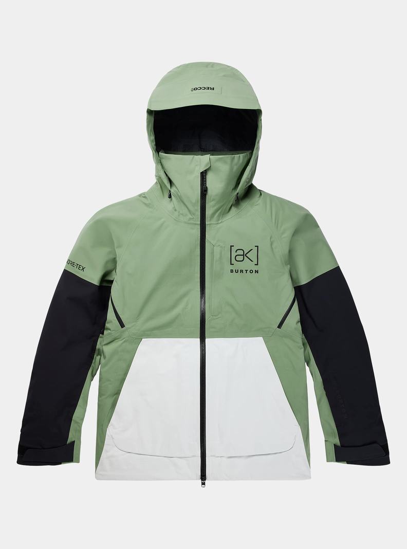 Green / White / Black Burton [ak] Kimmy GORE-TEX 3L Stretch Women's Ski Jackets | EMUPSY981