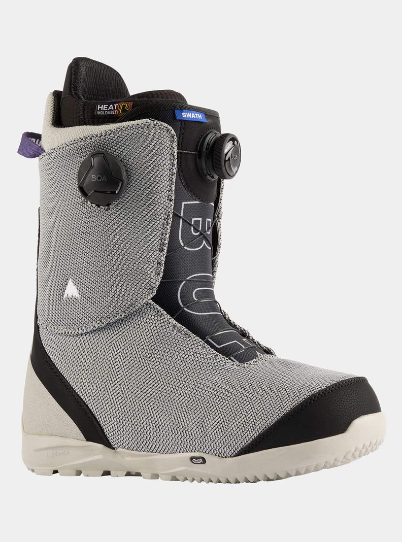 Grey / Black Burton Swath BOA® Men's Snowboard Boots | YPUZKW943