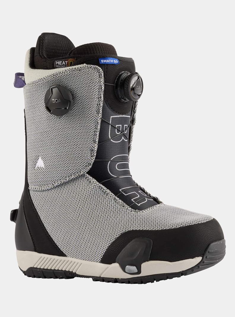 Grey / Black Burton Swath Step On® Men's Snowboard Boots | ICZJEP236