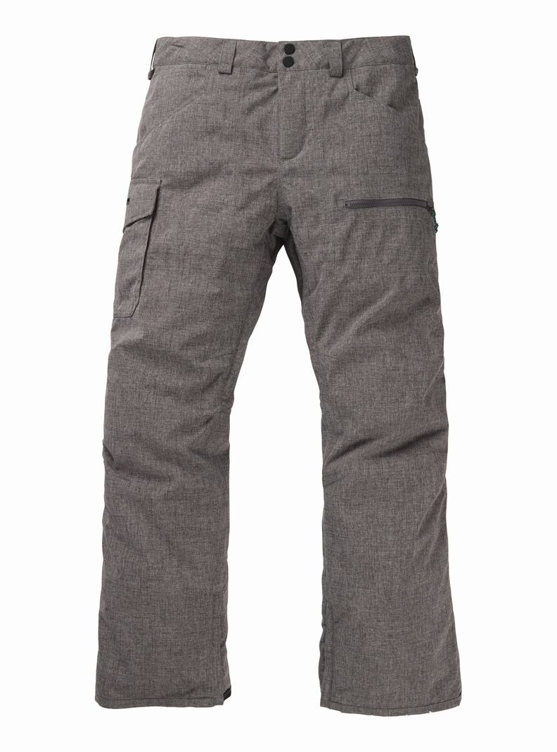 Grey Burton Covert 2L Men's Ski Pants | RZMOUE692