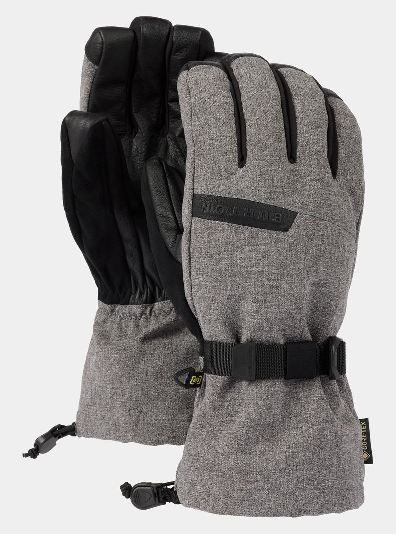 Grey Burton Deluxe GORE‑TEX Men's Ski Gloves | TUPZEL091