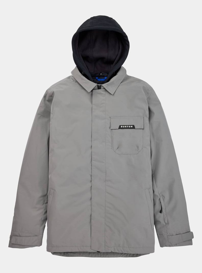 Grey Burton Dunmore 2L Men's Ski Jackets | ARYFQC639