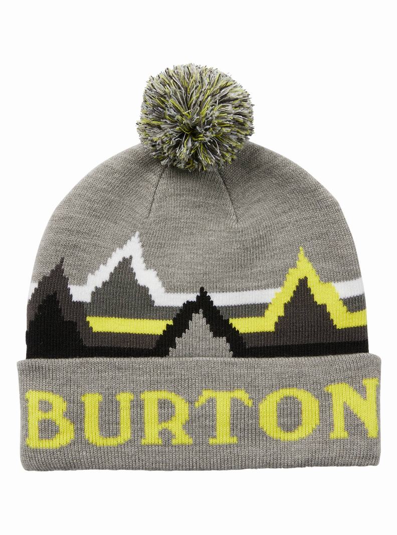 Grey Burton Echo Lake Kids' Beanie | PBIQRO058