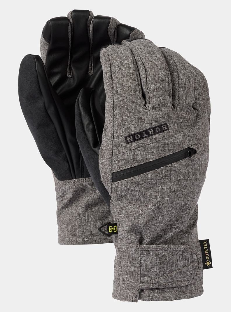 Grey Burton GORE-TEX Under Men's Ski Gloves | OYMAPU621