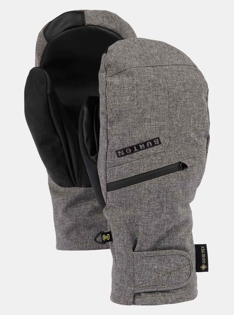 Grey Burton GORE-TEX Under Men's Ski Mittens | YZSEFV961