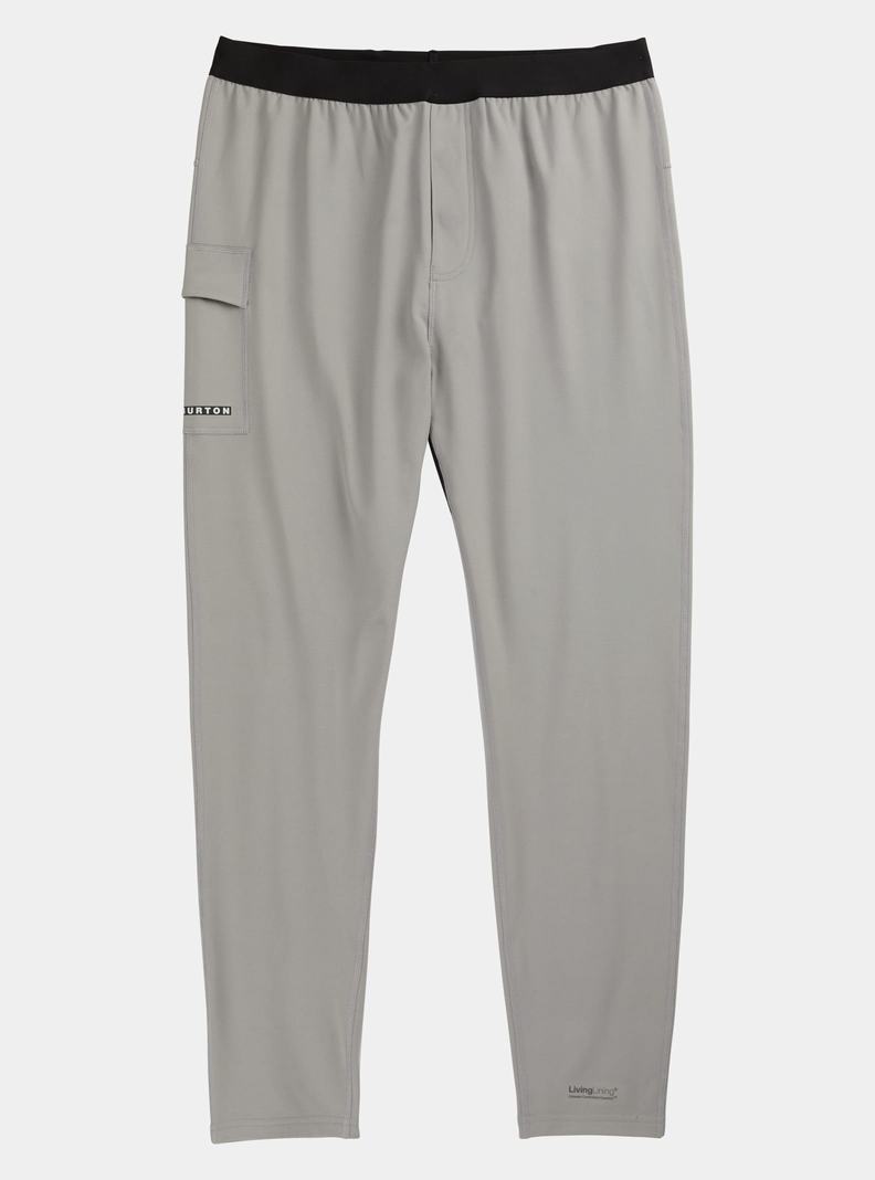 Grey Burton Heavyweight X Base Layer Pants Men's Base Layer Pants | VOYRXC346