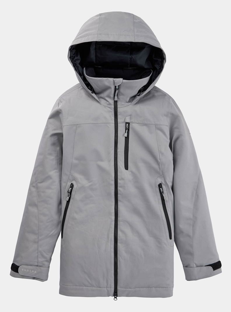 Grey Burton Lelah 2L Women's Ski Jackets | XJAIKB459