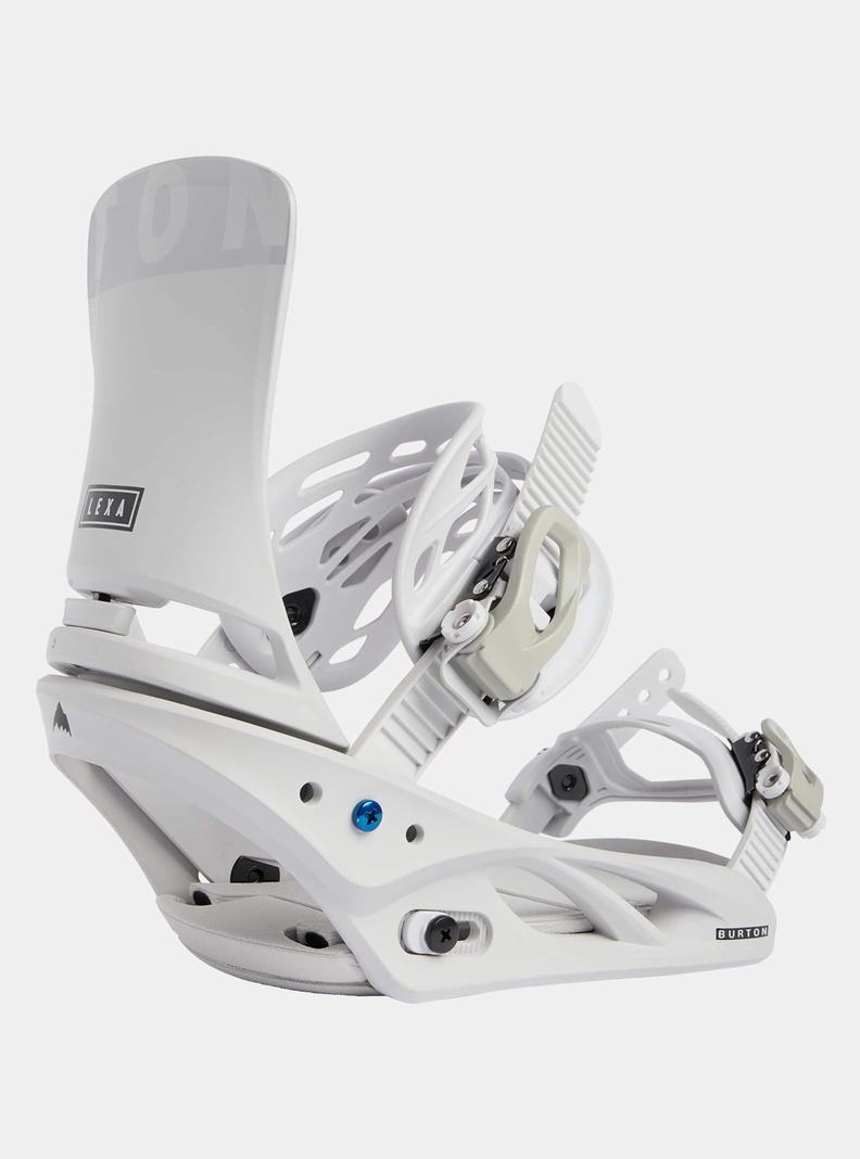 Grey Burton Lexa Re:Flex Women's Snowboard Bindings | RBMQEW032