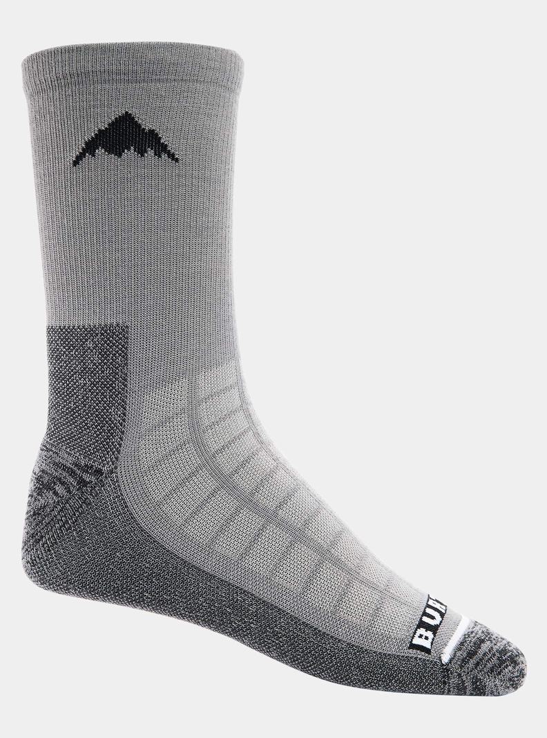 Grey Burton Lightweight Crew Men's Socks | ITUAQG925