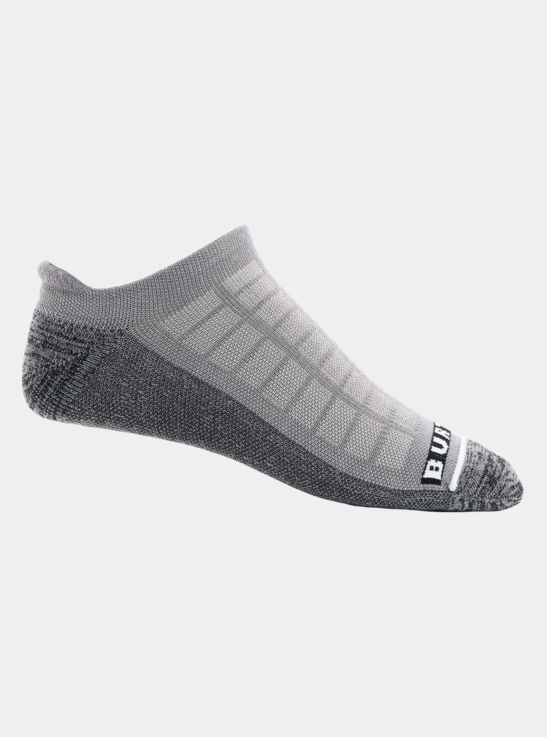 Grey Burton Lightweight No-Show Men's Socks | OWUFKG534