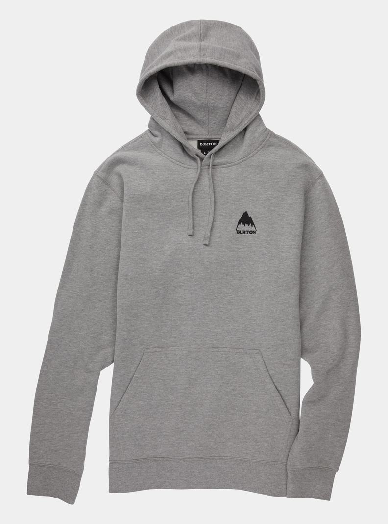 Grey Burton Mountain Pullover Men's Hoodies | GKBCME671