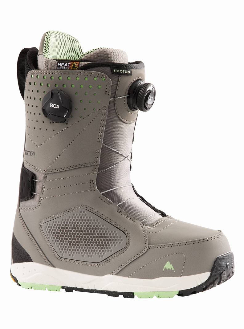 Grey Burton Photon BOA® Men's Snowboard Boots | EZJKLD586