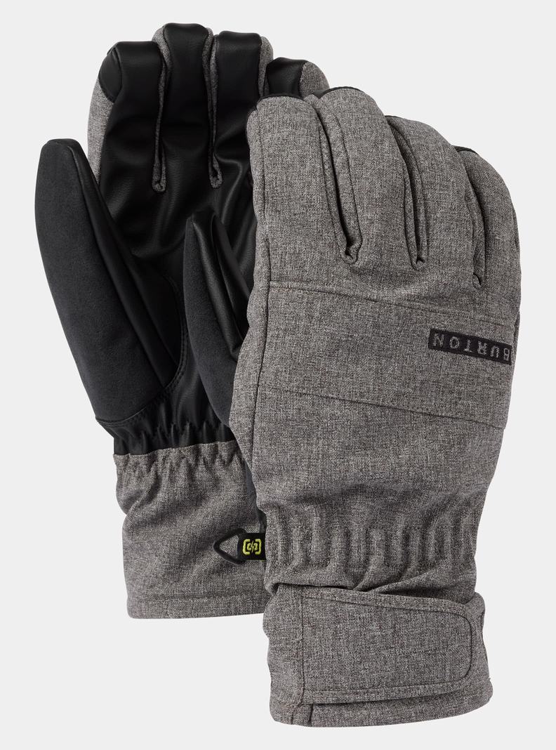 Grey Burton Profile Under Men's Ski Gloves | VUTDYO816