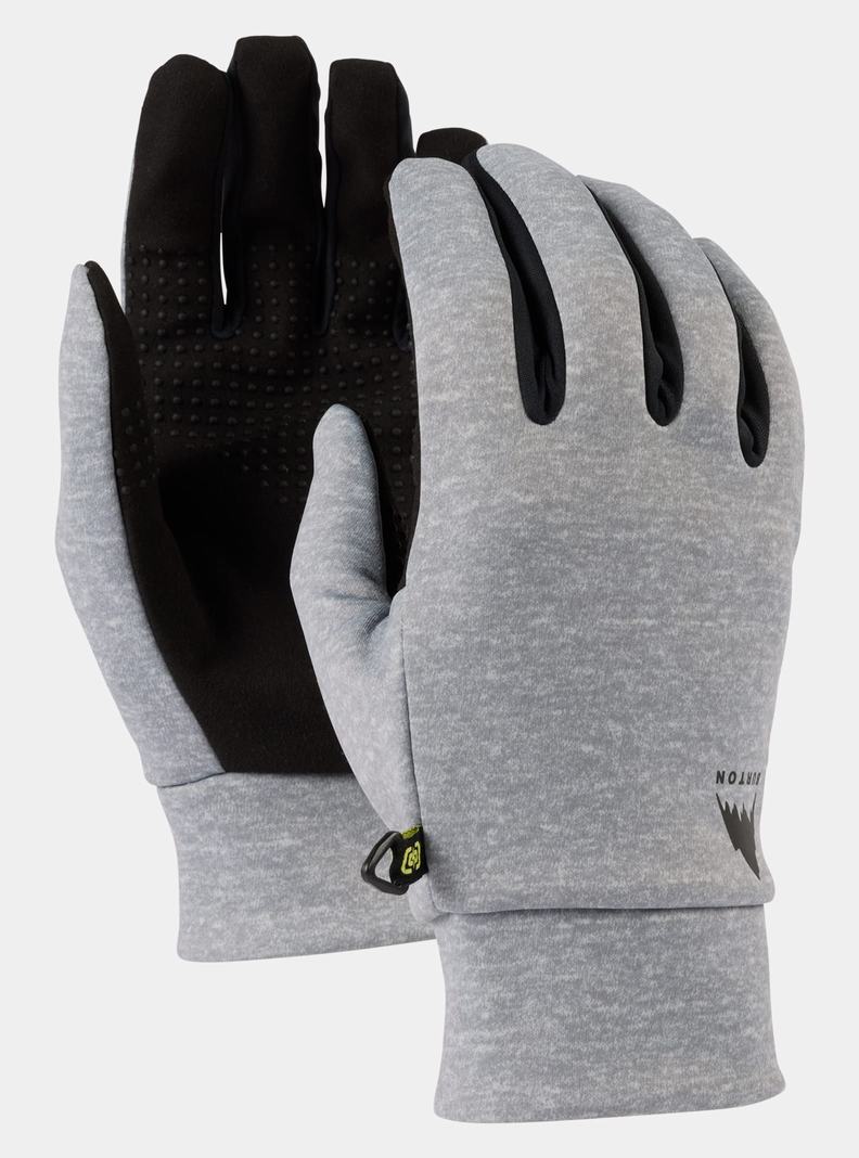 Grey Burton Touch-N-Go Glove Liner Men's Ski Gloves | YNZDUC064