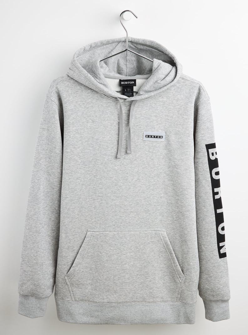 Grey Burton Vault Pullover Women's Hoodies | HBTVGK158