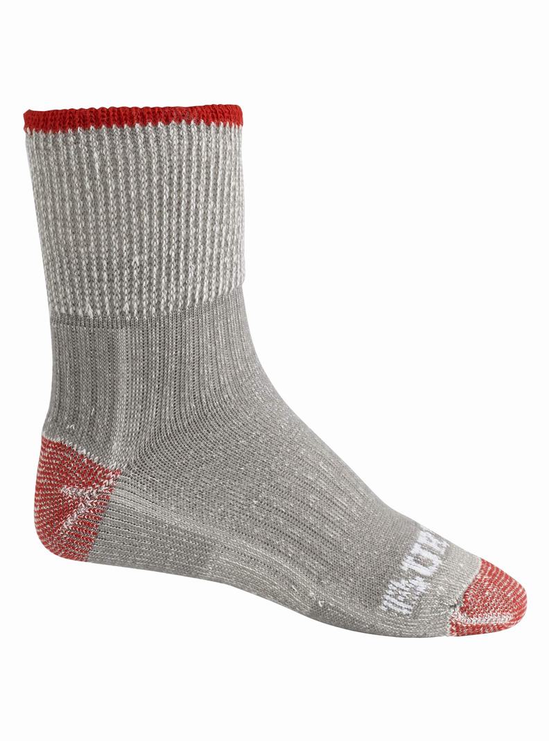 Grey Burton Wool Hiker Men's Socks | RNPDBZ741