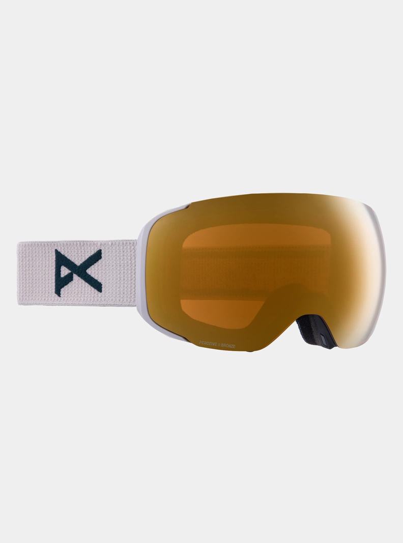 Grey / Orange Burton Anon M2 Goggles + Bonus Lens + MFI® Face Mask Women's Ski Goggles | OCTVYS174