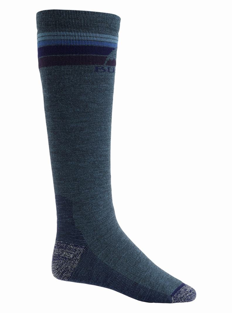 Indigo Burton Midweight Emblem Men's Socks | CEAORL215