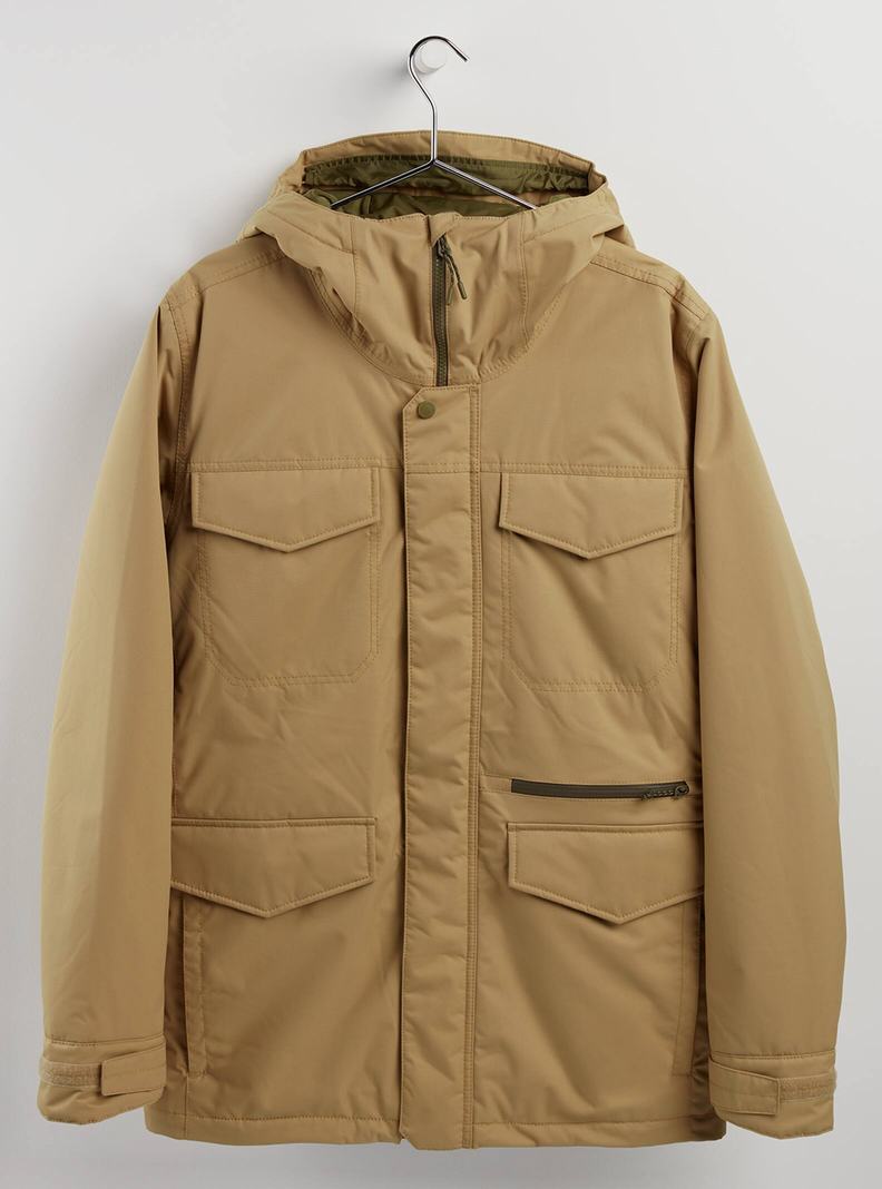 Khaki Burton Covert 2L (Slim Fit) Men's Ski Jackets | RVLUDP670