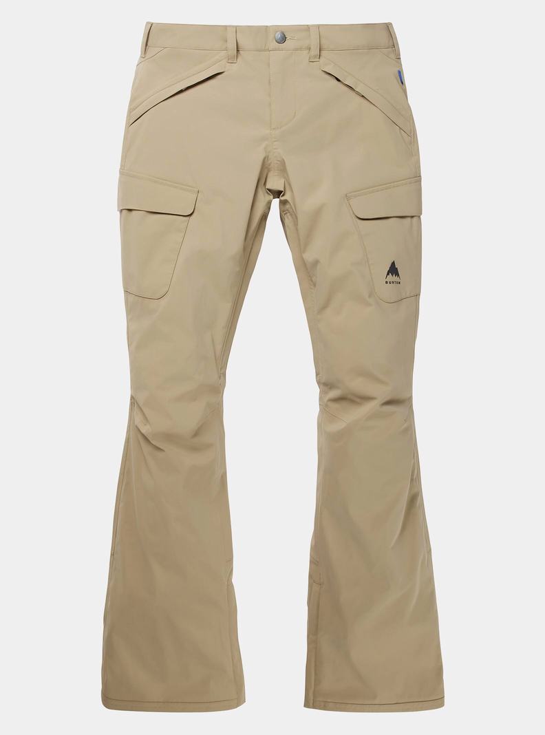 Khaki Burton Gloria GORE-TEX 2L (Tall) Women's Ski Pants | RGLJKY192