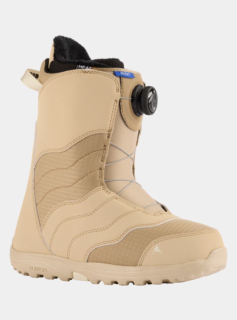 Khaki Burton Mint BOA® Wide Women's Snowboard Boots | PBTKGS908