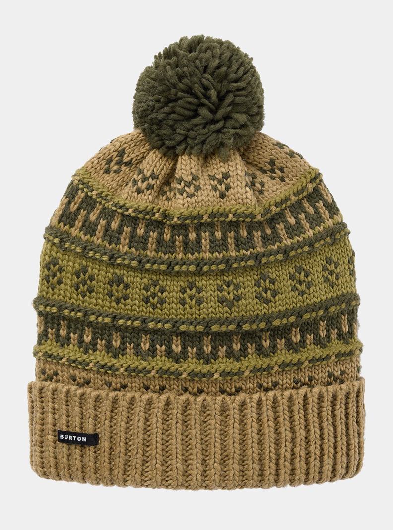 Khaki Burton Recycled Walden Women's Beanie | WVKPTI109