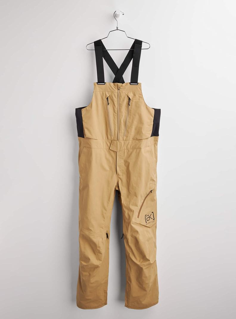 Khaki Burton [ak] Cyclic GORE-TEX 2L (Short) Men's Bibs | KVENPB392