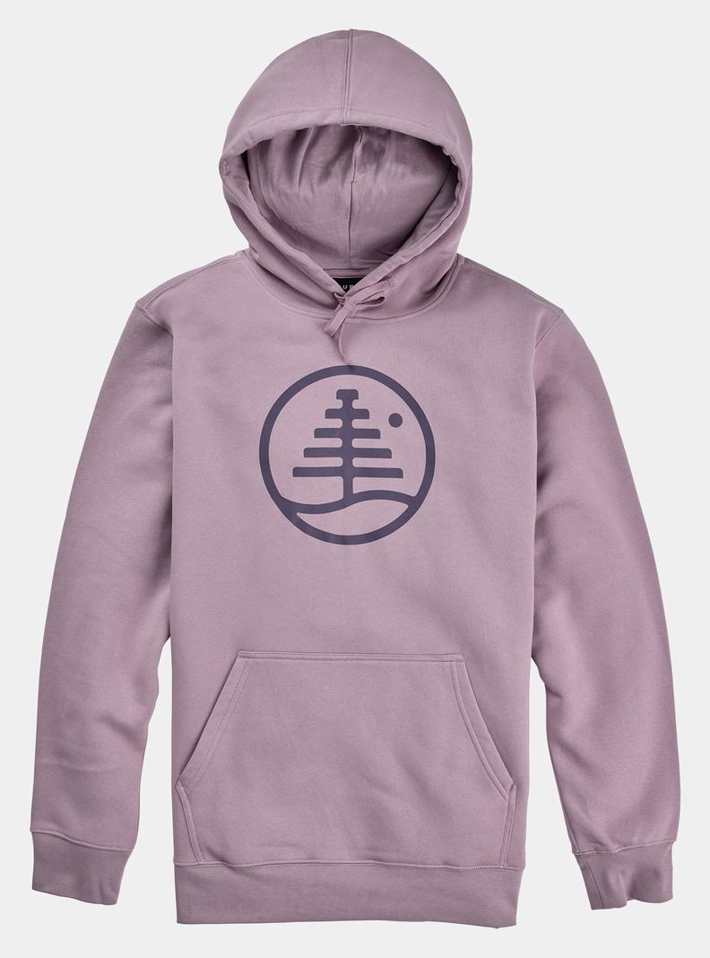 Lavender Burton Family Tree Pullover Women's Hoodies | GUORDJ138