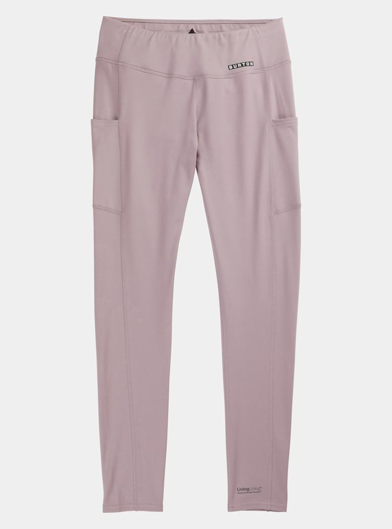 Lavender Burton Midweight X Base Layer Pants Women's Base Layer Pants | ZODFIB401