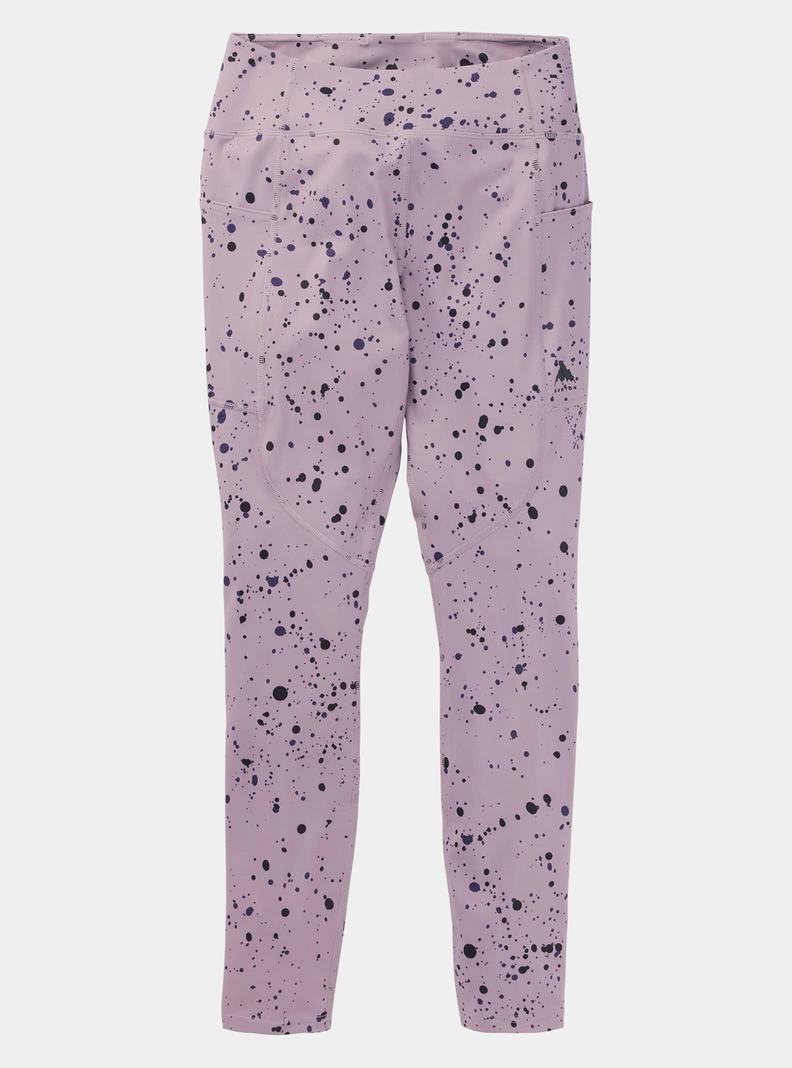 Lavender Burton Multipath Pocket Women's Leggings | YMZKVD501