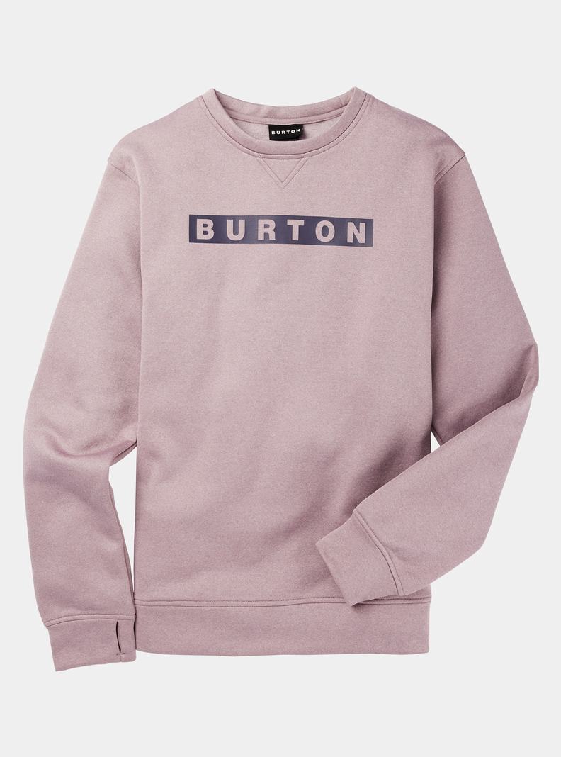 Lavender Burton Oak Pullover Crew Men's Sweatshirts | JVXTBA471