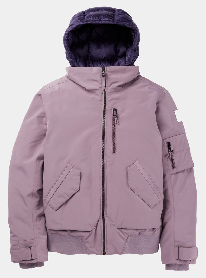 Lavender Burton Saxton Bomber Women's Ski Jackets | SLMTWU251