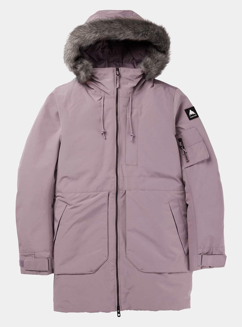 Lavender Burton Saxton Parka Women's Ski Jackets | SPVDWA435