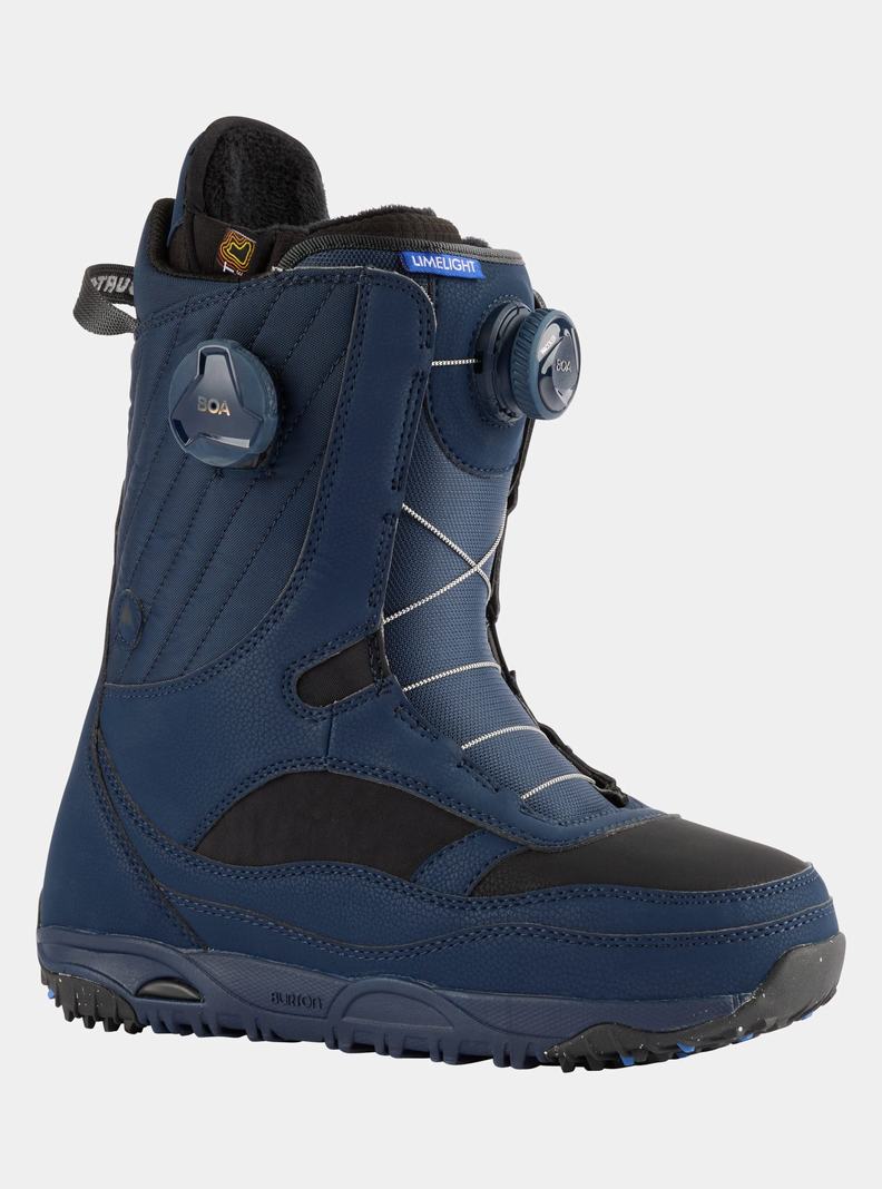 Navy Burton Limelight BOA® Women's Snowboard Boots | VIFYCW206