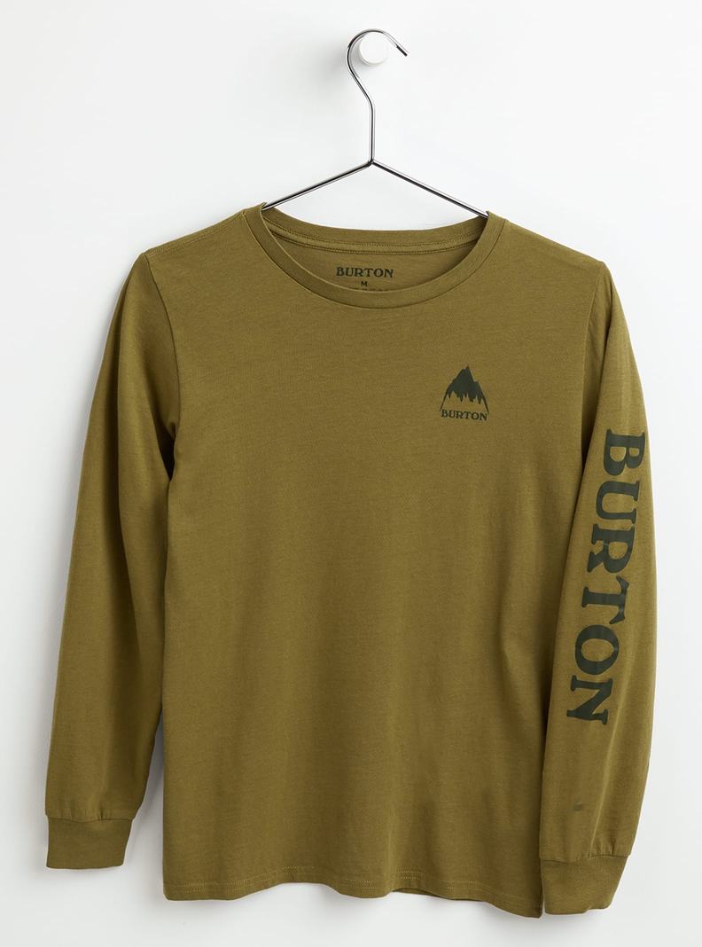 Olive Burton Elite Long Sleeve Kids' T-Shirts | RQCMYE601