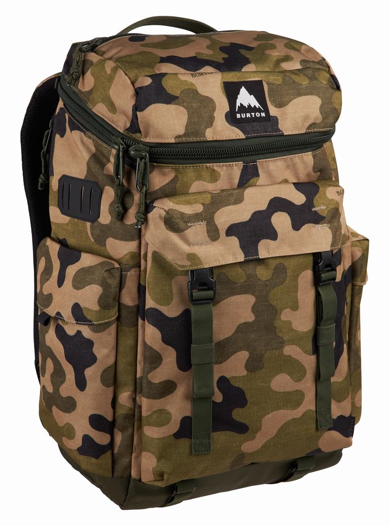 Olive Camo Burton Annex 2.0 28L Unisex Backpacks | IGZBLX935