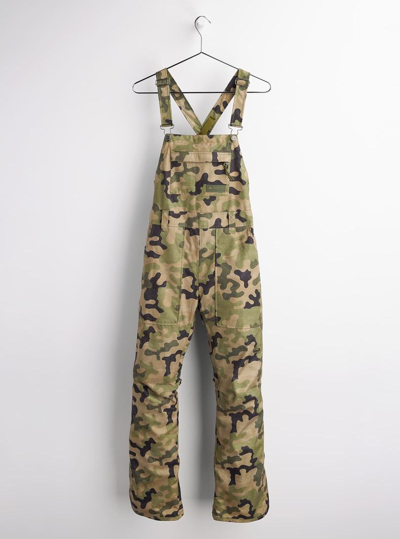 Olive Camo Burton Avalon Women's Bibs | UFOZGJ395