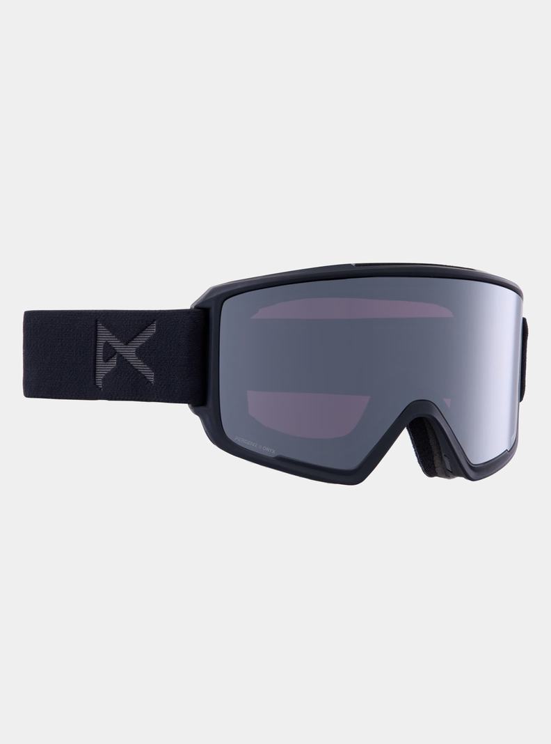 Orange / Black / Purple / Burton Anon M3 Goggles + Bonus Lens + MFI® Face Mask Men's Ski Goggles | HTILEY384