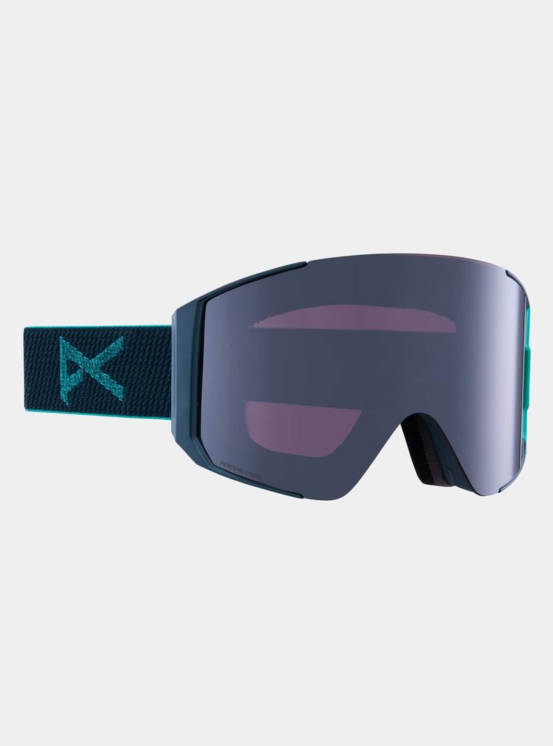 Orange / Black / Purple Burton Anon Sync Low Bridge Fit Goggles + Bonus Lens Men's Ski Goggles | ARJLFM690