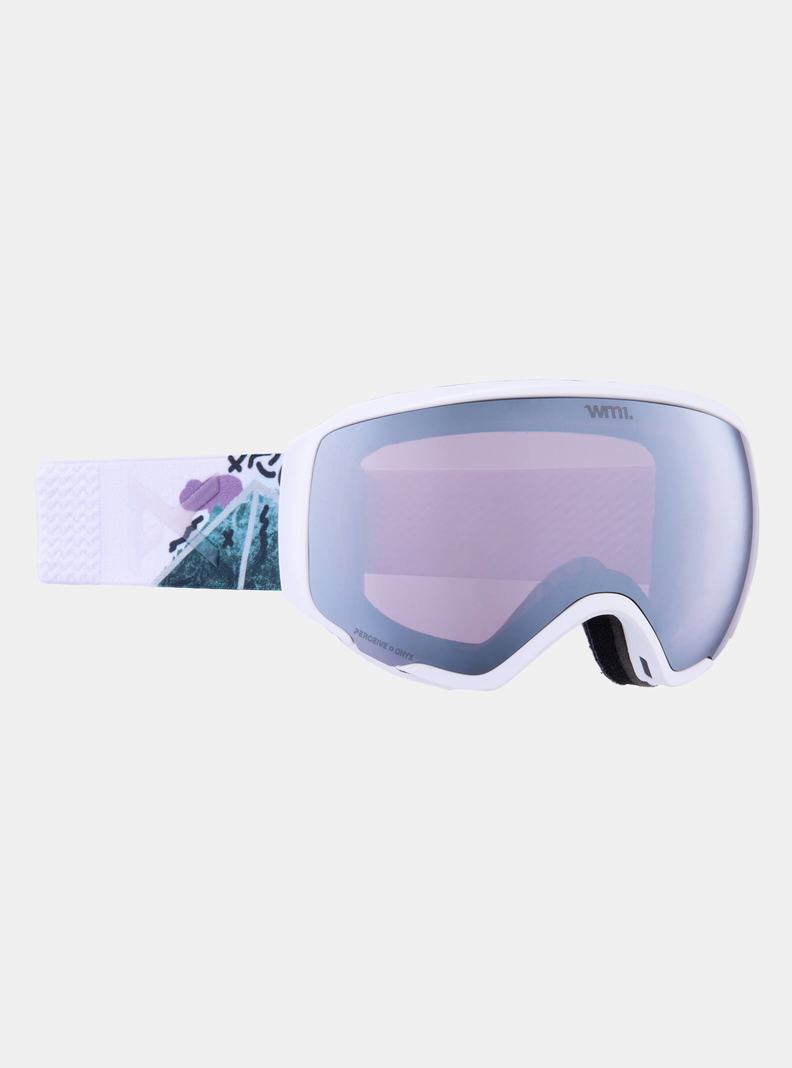 Orange / Black / Purple / Burton Anon WM1 Goggles + Bonus Lens + MFI® Face Mask Men's Ski Goggles | DRZLQI570