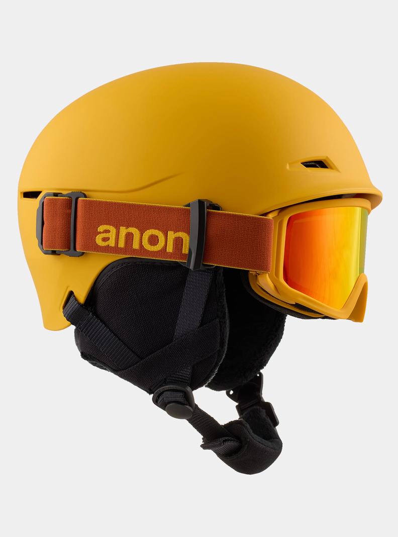 Orange Burton Anon Define Kids' Snowboard Helmets | EJZSAH143