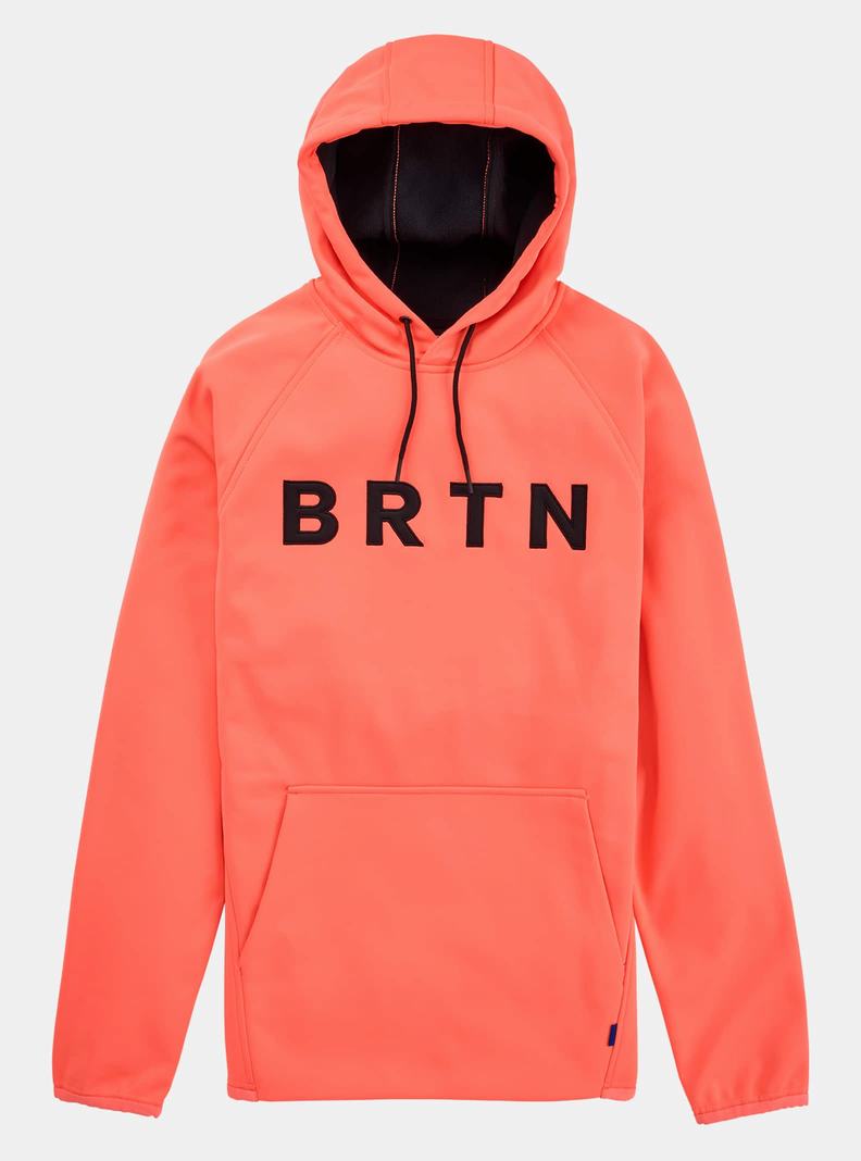 Orange Burton Crown Weatherproof Pullover Fleece Men's Sweatshirts | SMQUKR750