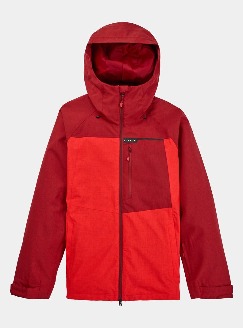 Orange Pink / Pink Burton Lodgepole 2L Men's Ski Jackets | DUKNLE972